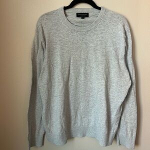 Banana Republic Men’s L 100% Cotton Sweater Light Grey